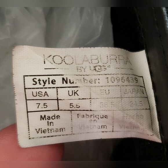 Koolaburra by UGG Lorelei Slouch Boot in Black Suede Size 7.5 - Picture 10 of 11